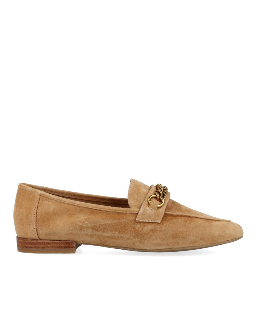 Split leather moccasins Eva Paris 28924