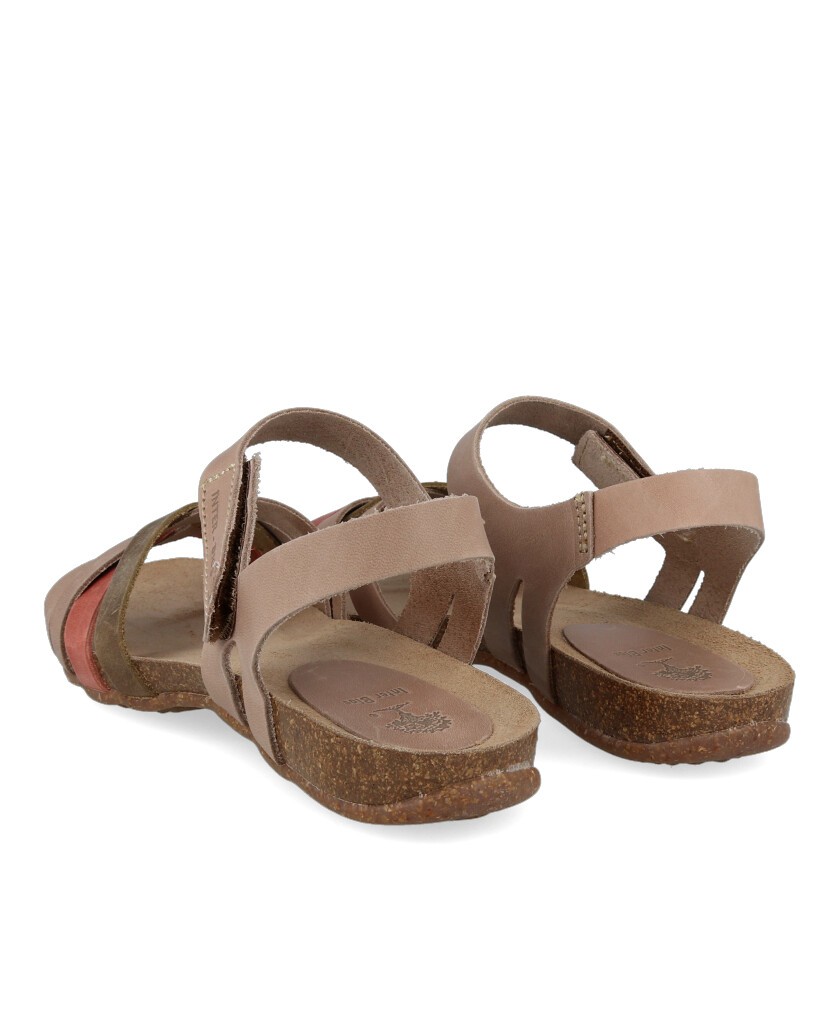 Sandalia multicolor tiras cruzadas Interbios 4486