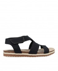 Black Braided Bio Sandal Interbios 2200 Black Braided Bio Sandal Interbios 2200