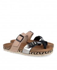 Metallic Toe Post Bio Sandal Interbios 7212 CF Metallic Toe Post Bio Sandal Interbios 7212 CF