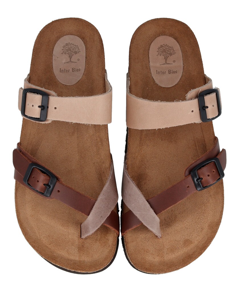 Multicolor Toe Post Bio Sandal Interbios 7212-MM