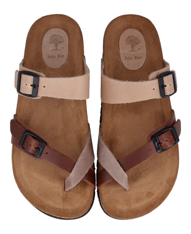 Sandalia Bio de dedo multicolor Interbios 7212-MM Sandalia Bio de dedo multicolor Interbios 7212-MM