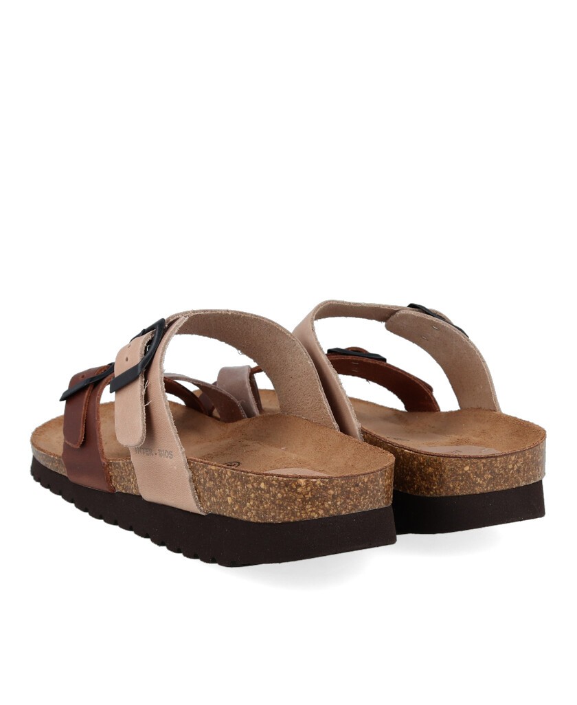 Sandalia Bio de dedo multicolor Interbios 7212-MM