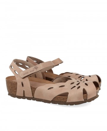 Die-cut Wedge Bio Sandals Interbios 5392