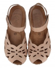 Die-cut Wedge Bio Sandals Interbios 5392