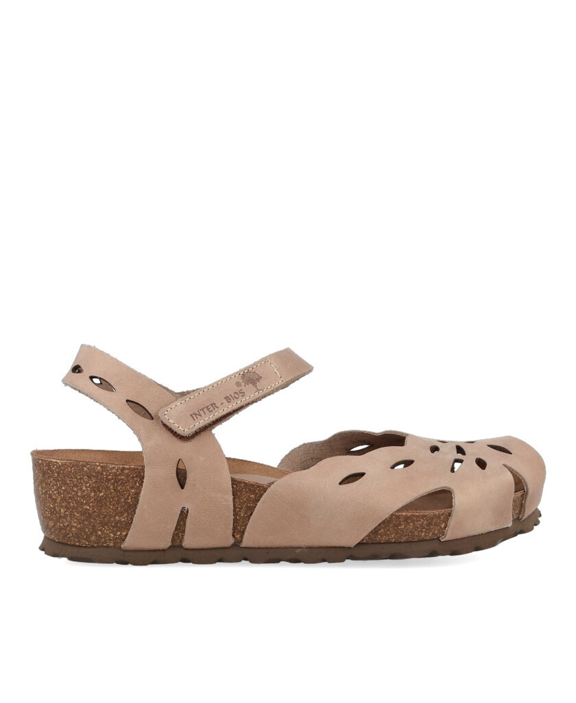 Die-cut Wedge Bio Sandals Interbios 5392