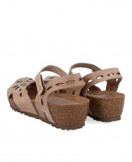Sandalias Bio troqueladas con cuña Interbios 5392 Sandalias Bio troqueladas con cuña Interbios 5392