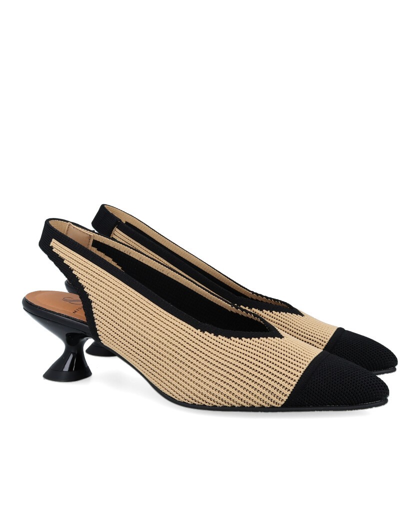 Miss Elastic Lacie 76535 geometric heel pumps