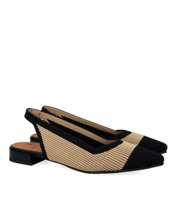Zapato plano destalonado Miss Elastic Bayden 76411