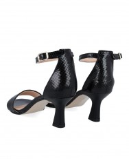 Patricia Miller 6767 Black Heeled Sandals Patricia Miller 6767 Black Heeled Sandals