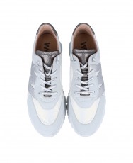Sneakers blancas metalizadas mujer Wonders A-2464 Sneakers blancas metalizadas mujer Wonders A-2464