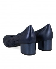 Pitillos 10461 Navy Blue Perforated Low Heel Pitillos 10461 Navy Blue Perforated Low Heel