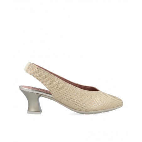 Pitillos 10510 Embossed Leather Court Shoe