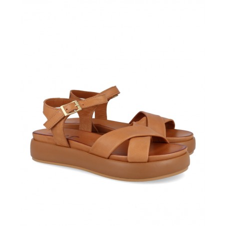 Sandalias de plataforma de piel W&F Aura 02-2521