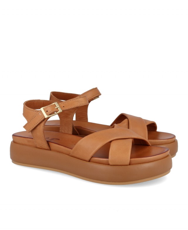 Sandalias de plataforma de piel W&F Aura 02-2521