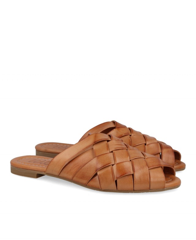 W&F Hera B-4 leather Mule sandal