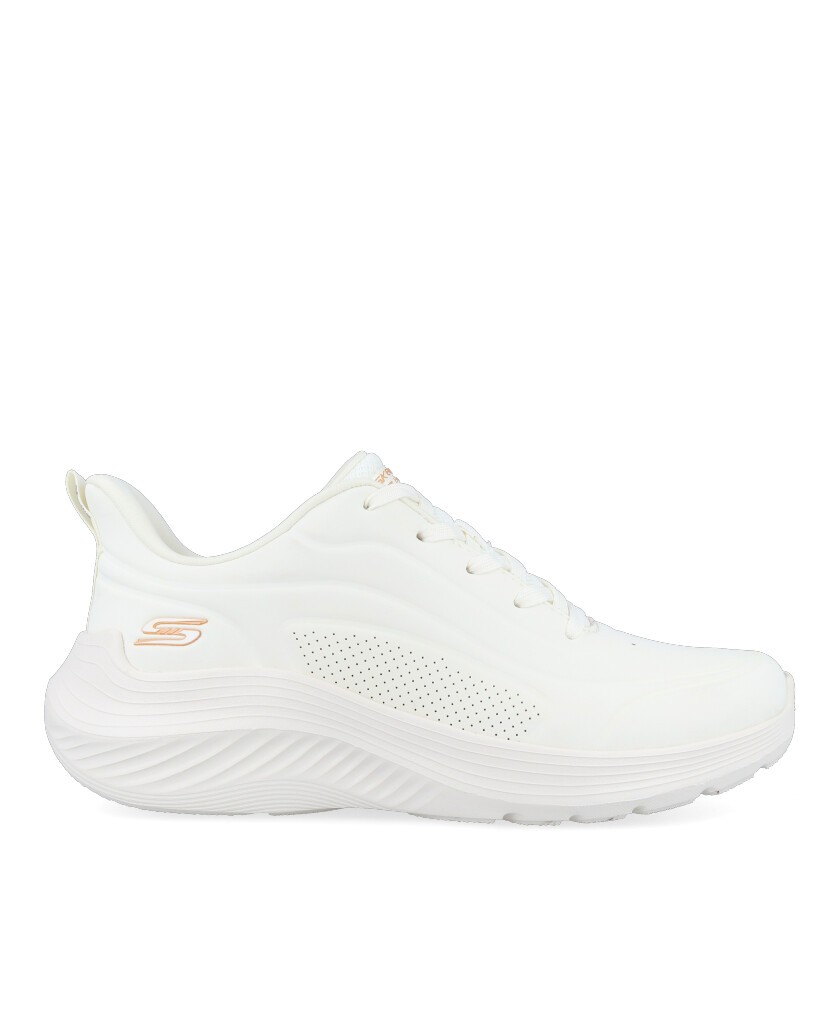Deportiva blanca Skechers Bobs Sport Squad Waves