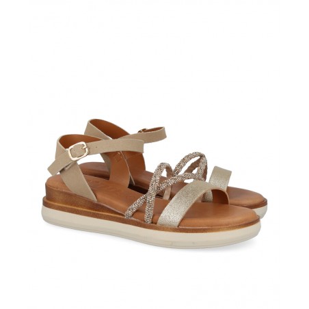 Mustang Daniela 54477 low wedge sandals