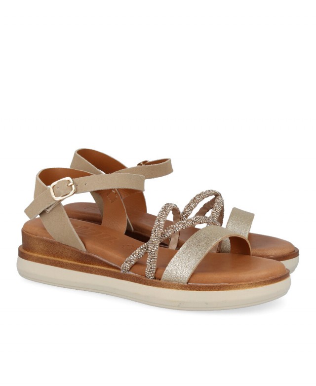 Mustang Daniela 54477 low wedge sandals