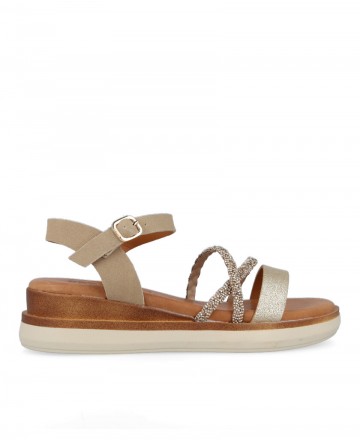Mustang Daniela 54477 low wedge sandals