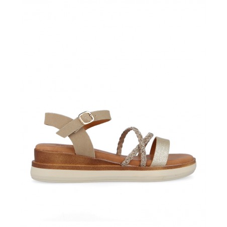 Mustang Daniela 54477 low wedge sandals