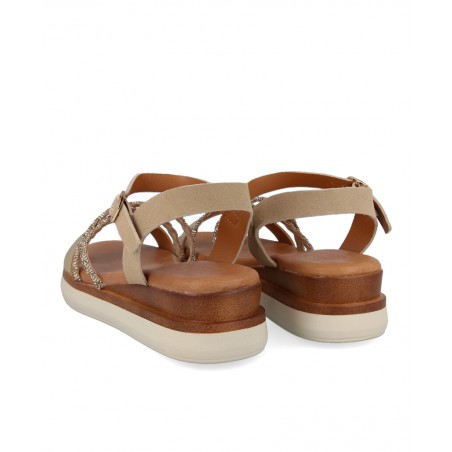 Mustang Daniela 54477 low wedge sandals