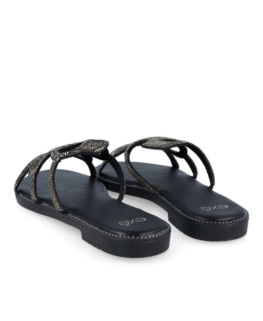 Sandalias planas de mujer Exé WF3374-617