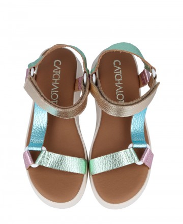 Catchalot 5653 Multicolor Strappy Sandals