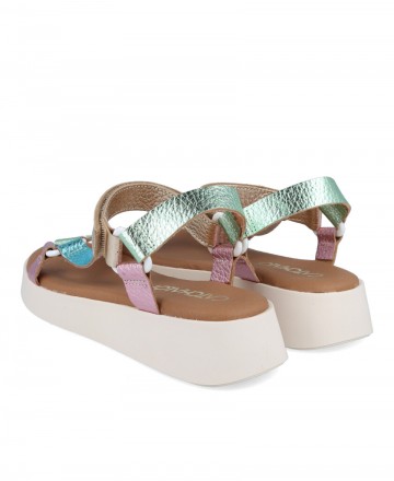 Catchalot 5653 Multicolor Strappy Sandals