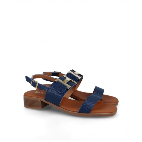 Catchalot 5606 Navy Low Heel Sandal