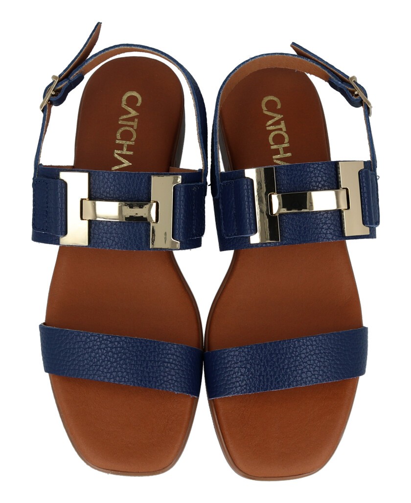 Catchalot 5606 Navy Low Heel Sandal