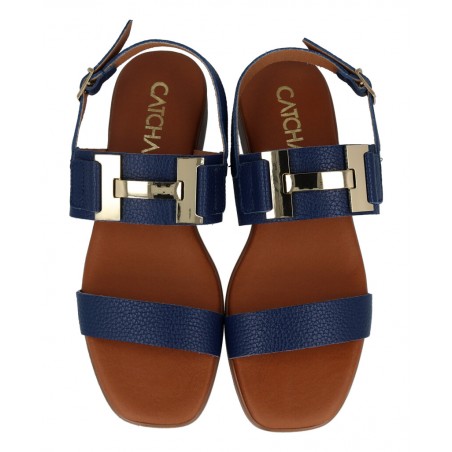 Catchalot 5606 Navy Low Heel Sandal