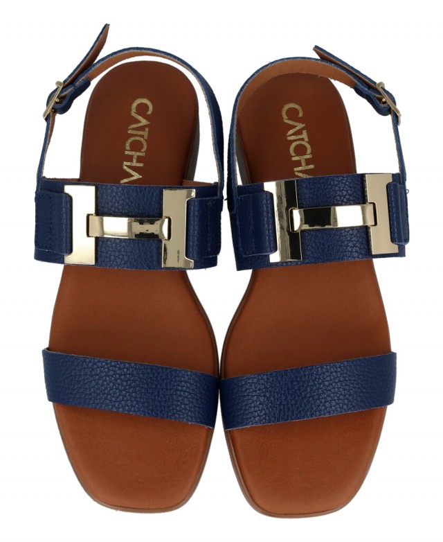 Catchalot 5606 Navy Low Heel Sandal Catchalot 5606 Navy Low Heel Sandal