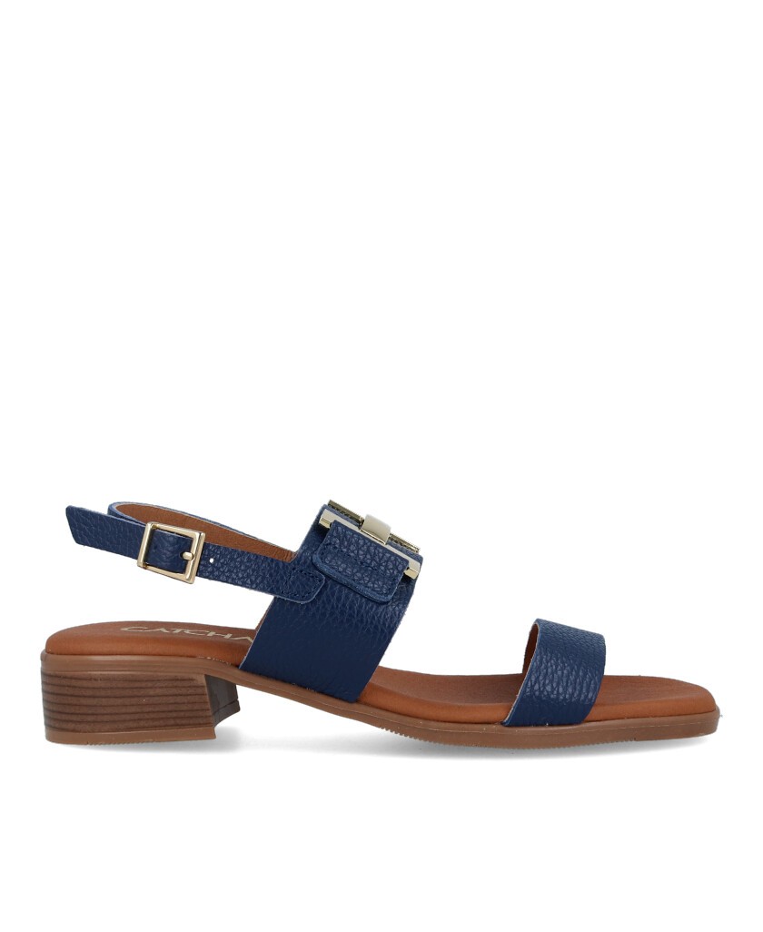Catchalot 5606 Navy Low Heel Sandal