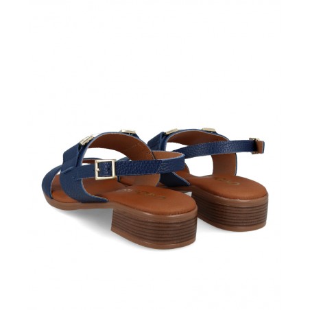 Catchalot 5606 Navy Low Heel Sandal
