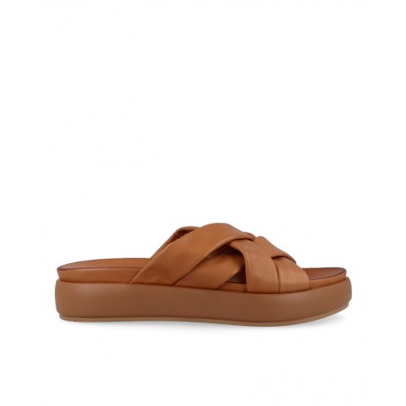 W&F Lyssa K-2 Women's Brown Platform Sandal