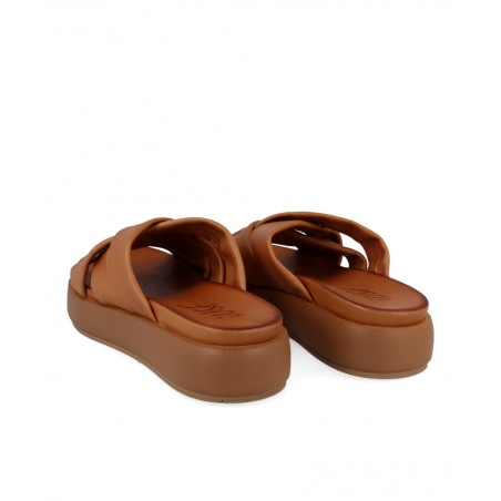 W&F Lyssa K-2 Women's Brown Platform Sandal
