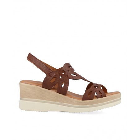 Brown Wedge Sandals Andares 260421