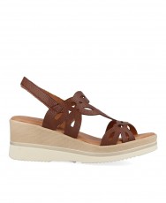 Brown Wedge Sandals Andares 260421
