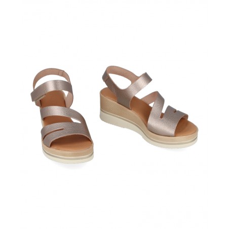 Metallic Wedge Sandals Andares 260615