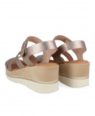 Sandalias metalizadas con cuña Andares 260615 Sandalias metalizadas con cuña Andares 260615