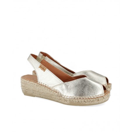 Alpargata de piel peep toe Toni Pons Bernia-P