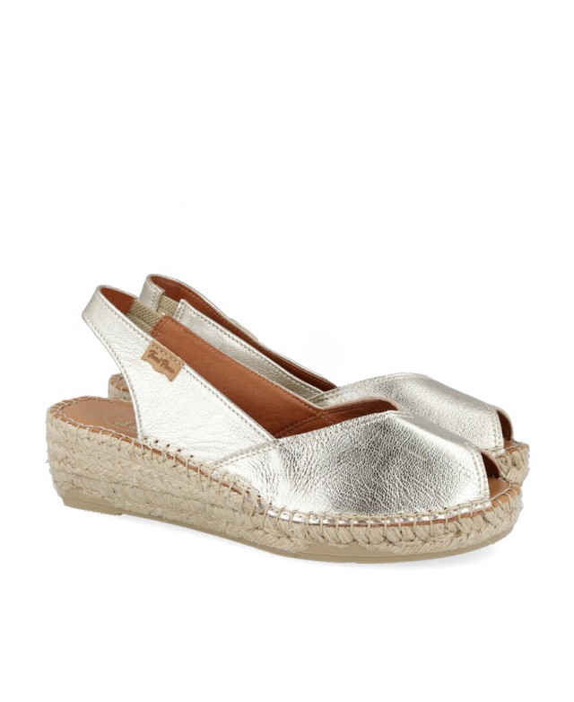 Alpargata de piel peep toe Toni Pons Bernia-P
