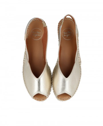 Alpargata de piel peep toe Toni Pons Bernia-P