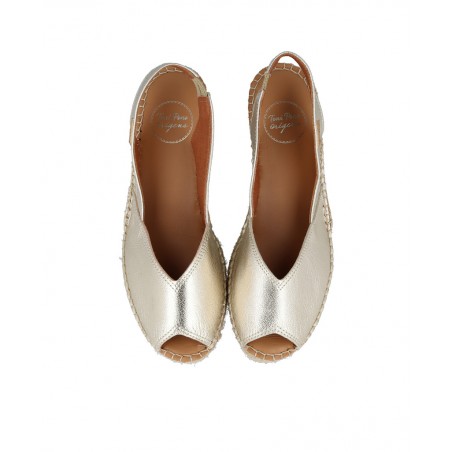 Alpargata de piel peep toe Toni Pons Bernia-P