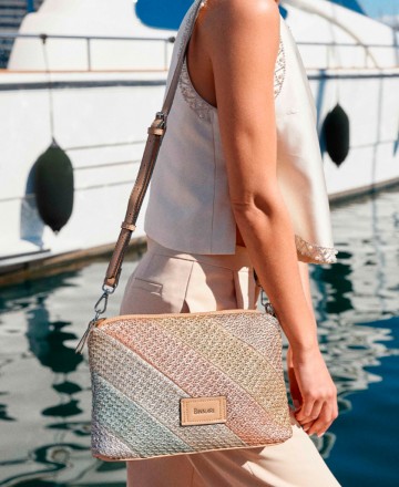 Multicolor Binnari 20563 Crossbody Bag