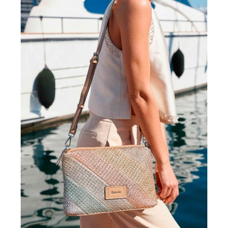 Multicolor Binnari 20563 Crossbody Bag