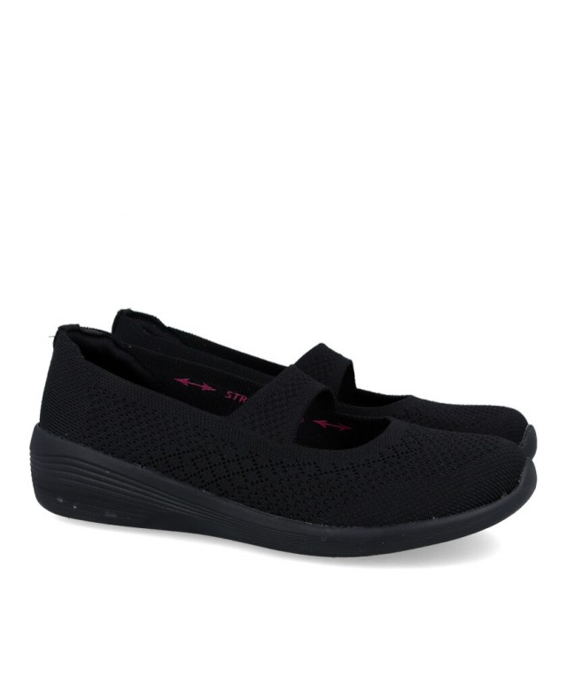 Merceditas elásticas negras Skechers Arya 158989