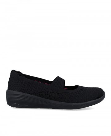 Merceditas elásticas negras Skechers Arya 158989