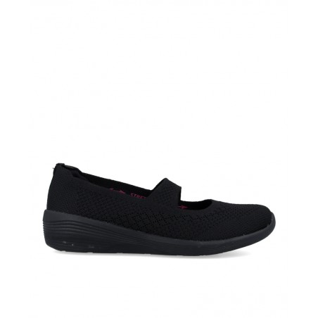 Merceditas elásticas negras Skechers Arya 158989